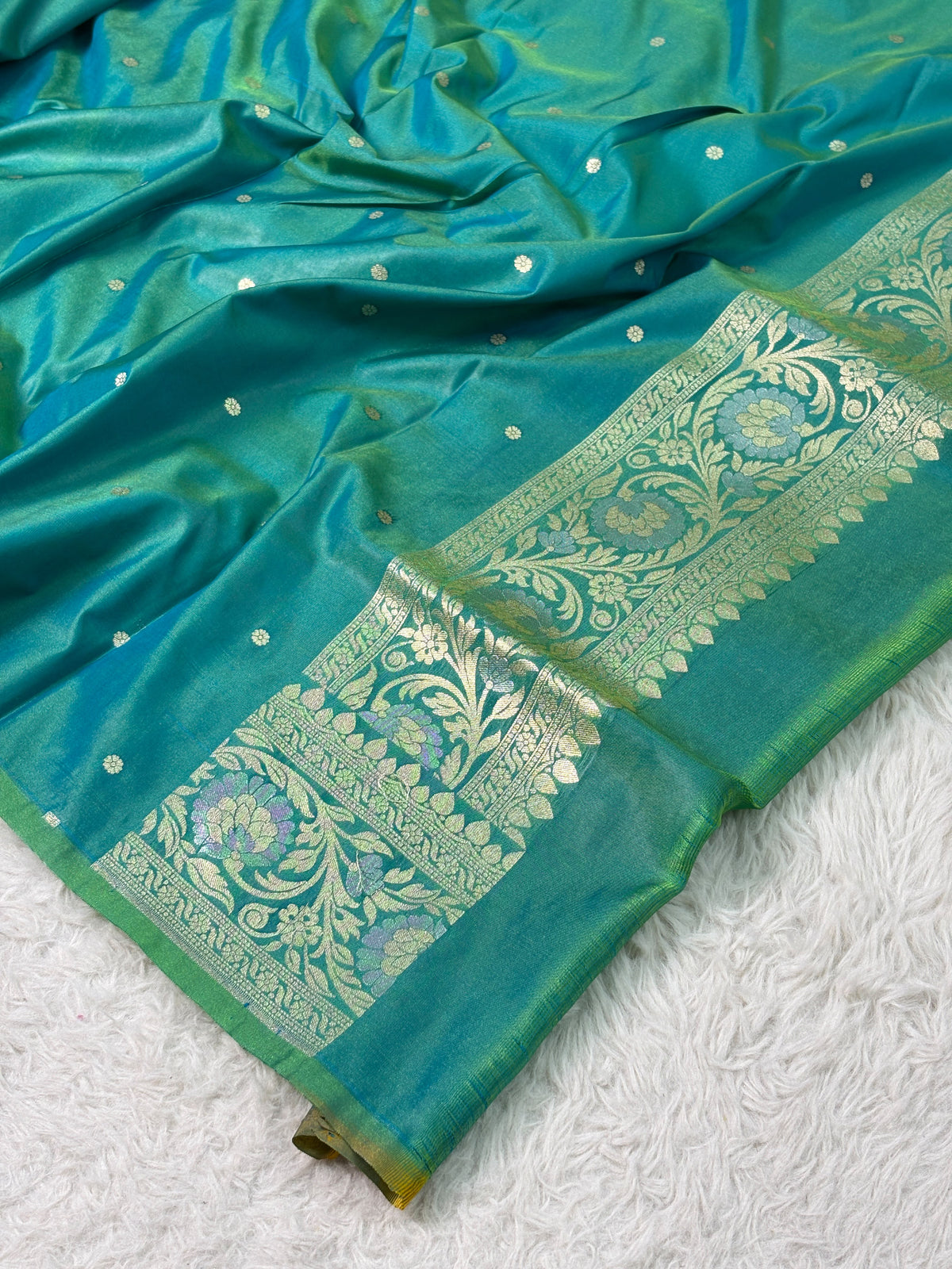 Semi Katan Sona Rupa Jangla Saree