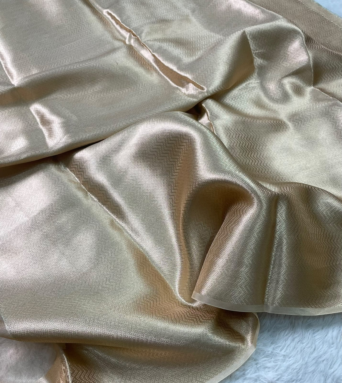 Pure Tissue Petit Point Embroidery Saree