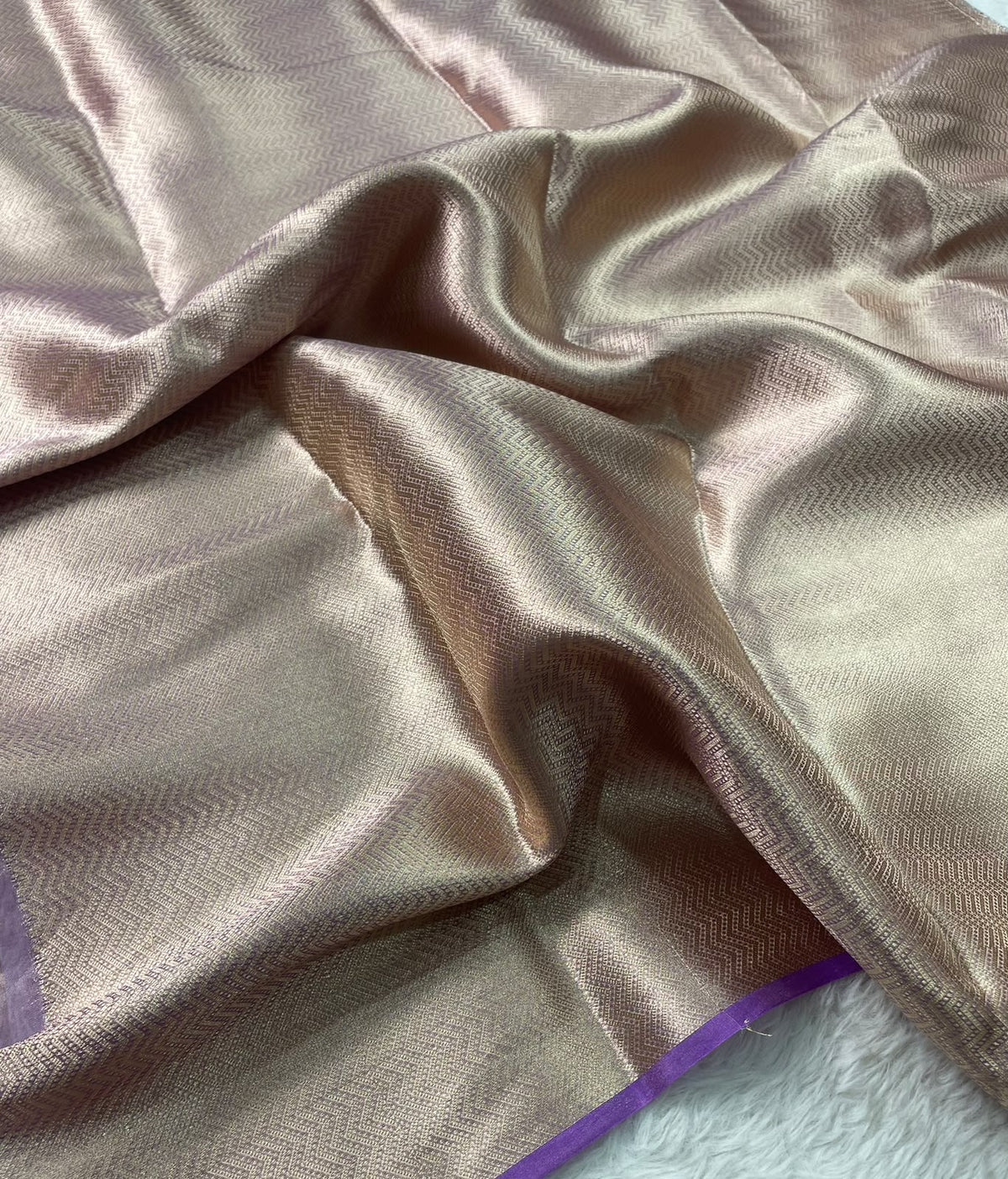 Pure Tissue Petit Point Embroidery Saree