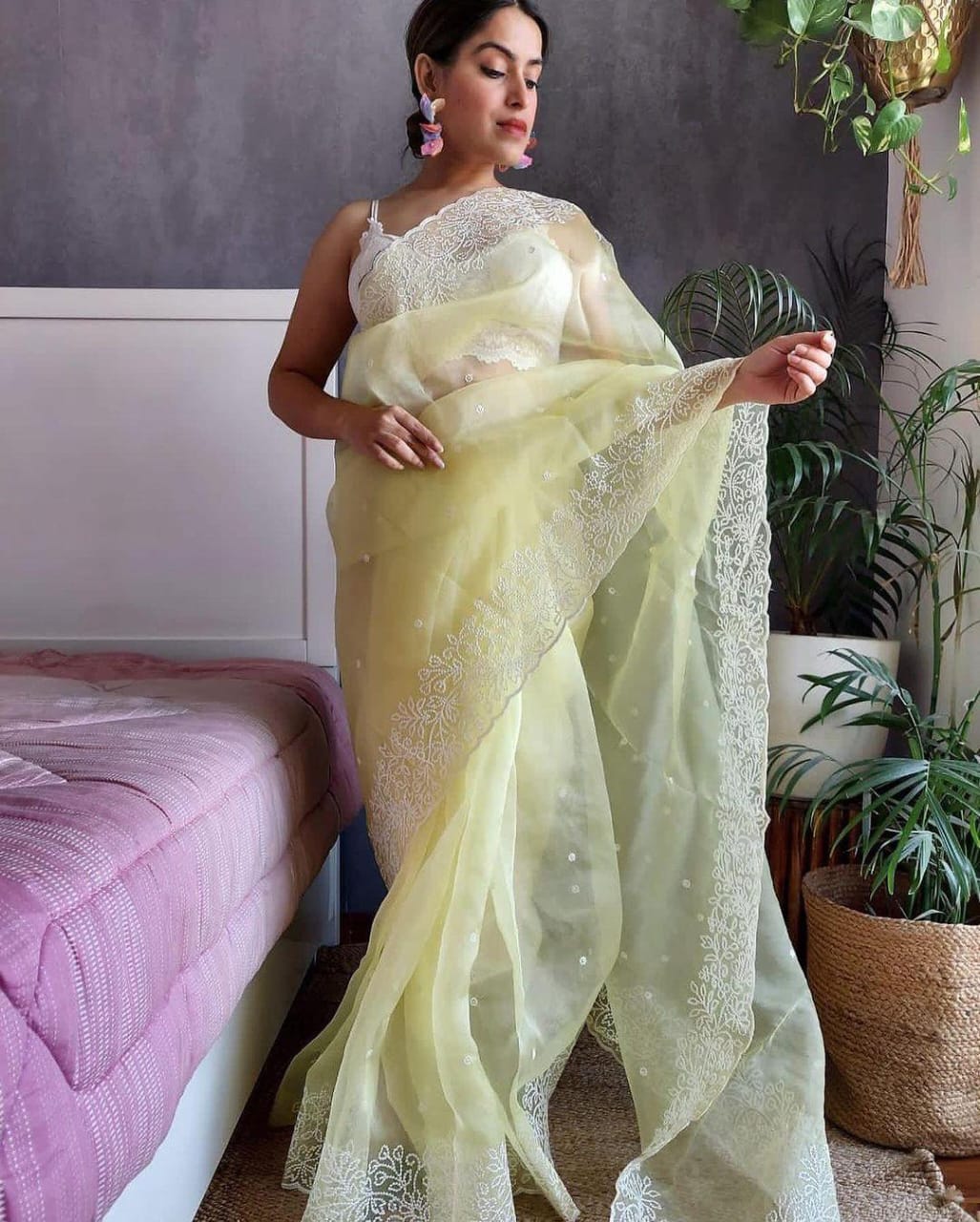 SEMI KORA SILK SAREE