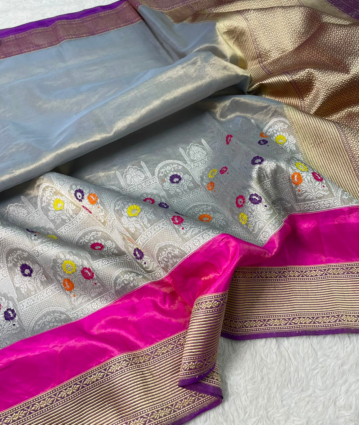 Pure kora Tissue Silk
