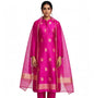 PURE RAW SILK KADHWA SILK SUIT SET WITH PURE KORA DUPATTA