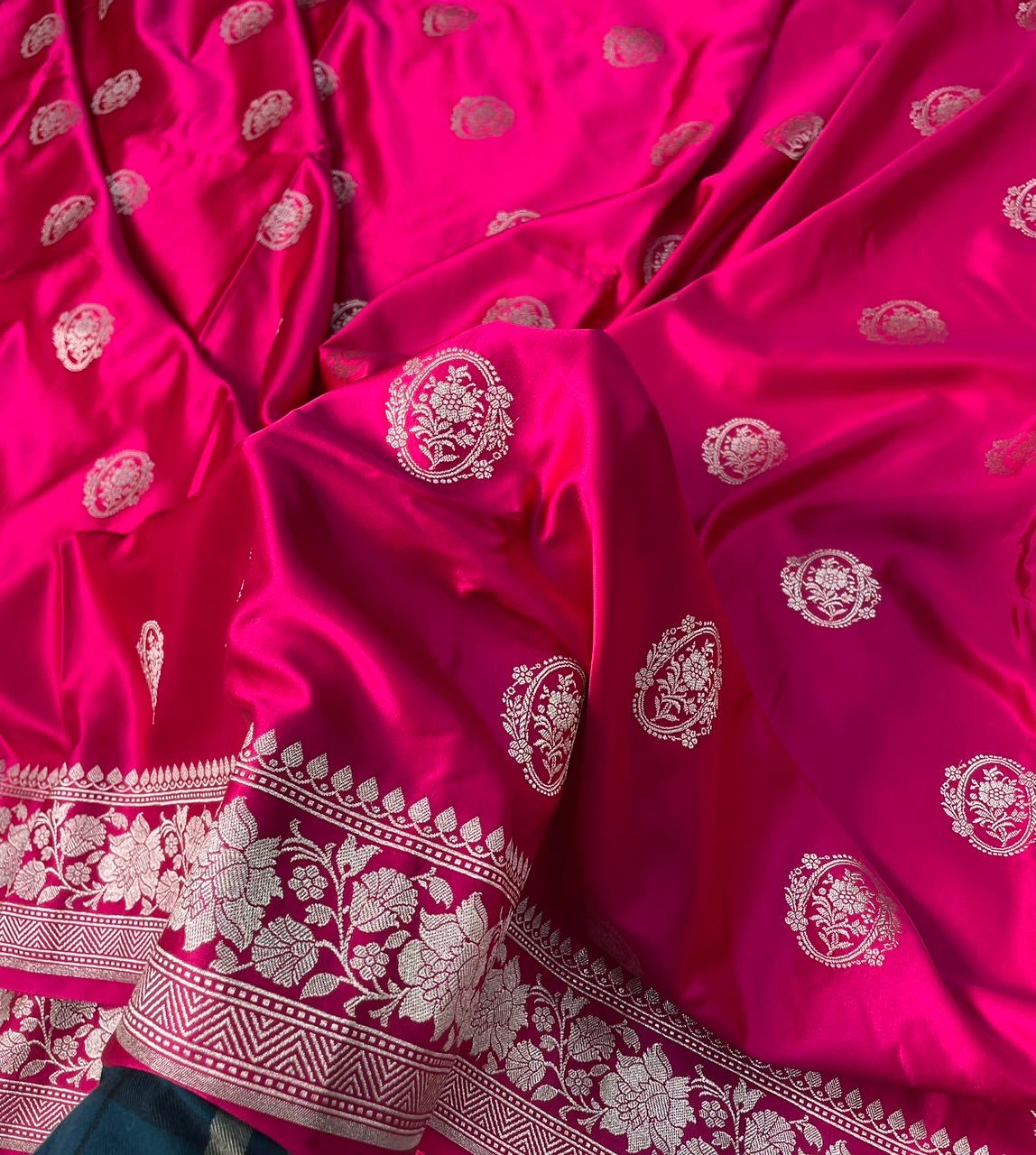Banarasi Handloom Mashru Silk Saree