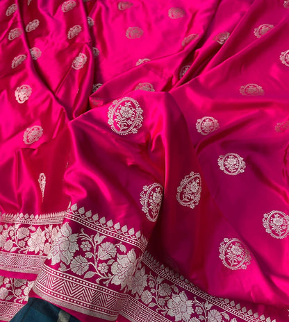 Banarasi Handloom Mashru Silk Saree