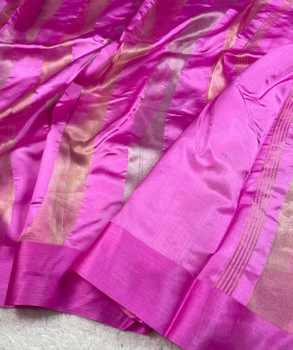 Banarasi Pure Tissue Saree Satin Border