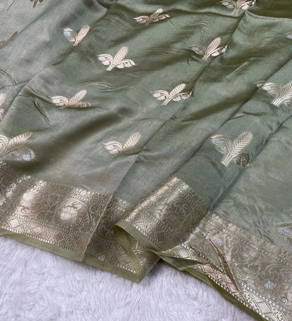 Saree Green Mango Pattu