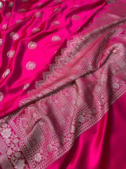 Banarasi Handloom Mashru Silk Saree