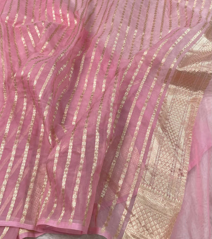 Semi Tissue Sona Rupa Booties Sarees