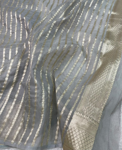 Semi Tissue Sona Rupa Booties Sarees