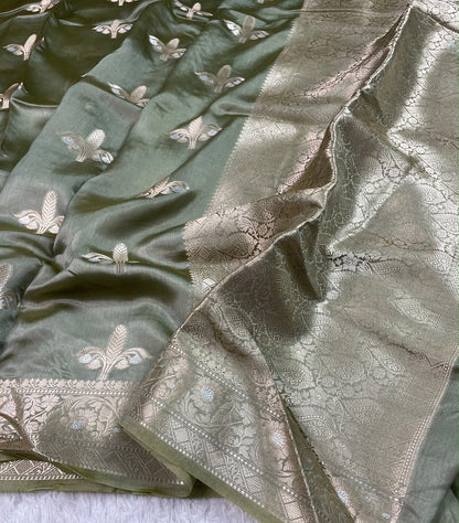 Saree Green Mango Pattu