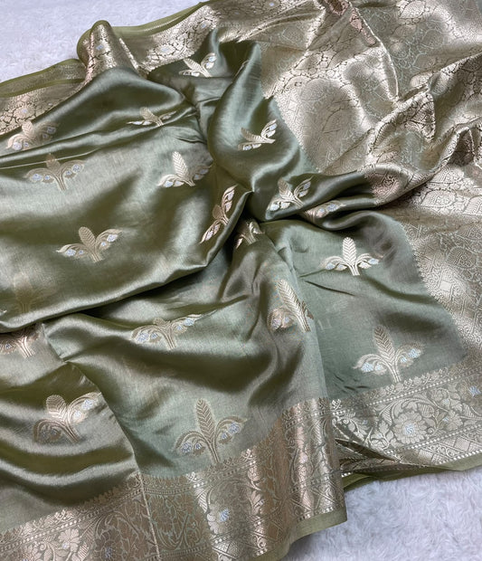 Saree Green Mango Pattu