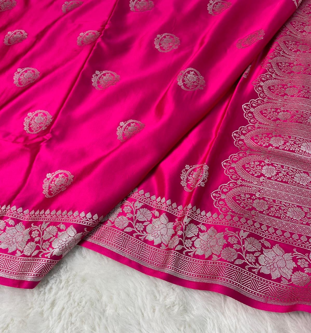Banarasi Handloom Mashru Silk Saree