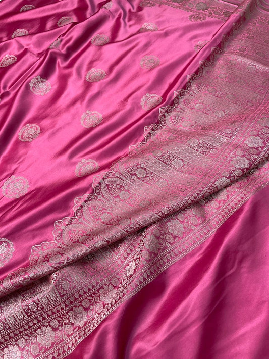 Banarasi Handloom Mashru Silk Saree