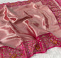 Banarasi Handloom Pure Kora Brocade Saree with Heavy Petit Point Embroidery