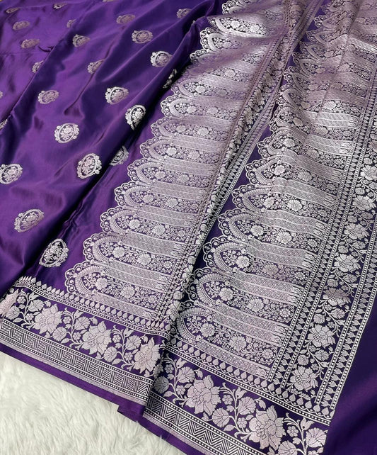 Banarasi Handloom Mashru Silk Saree