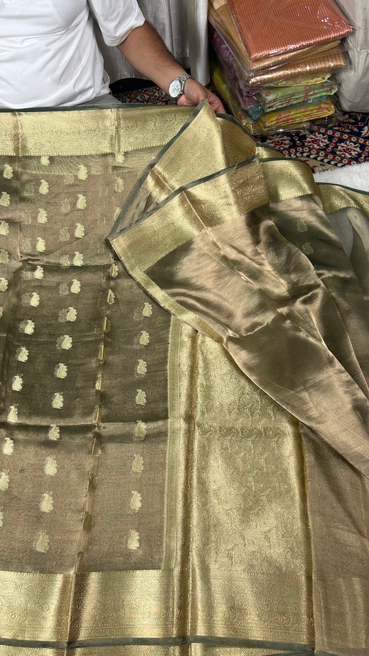 Banarasi Handloom Pure Tissue Silk Saree