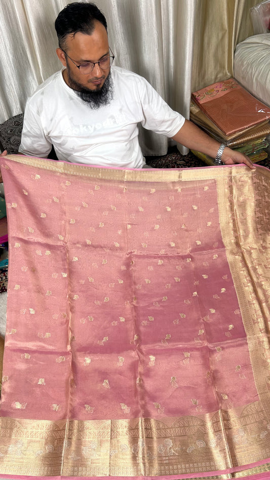 Banarasi Handloom Pure Tissue Silk Saree