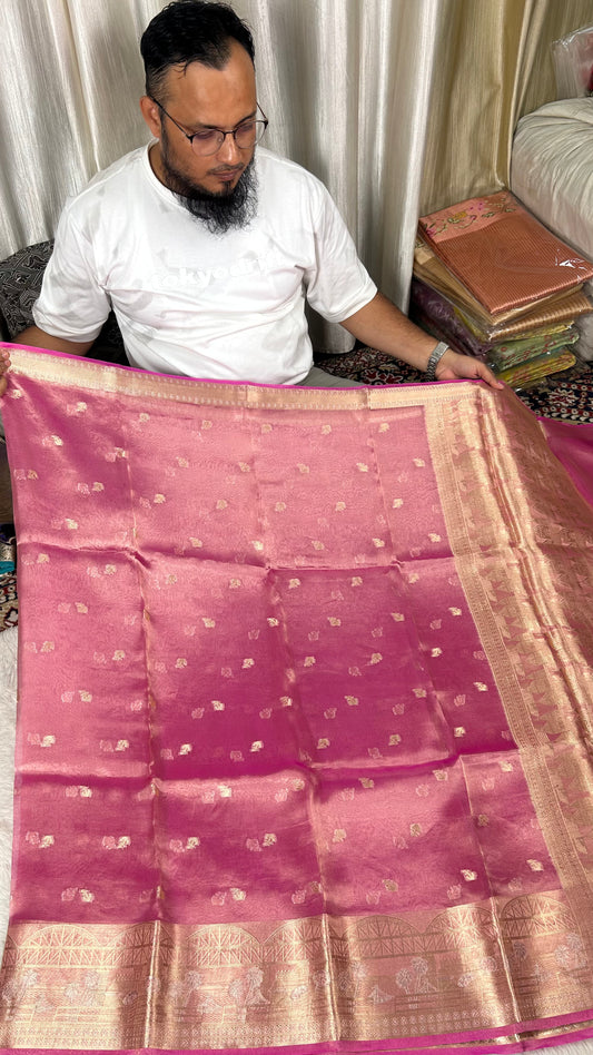 Banarasi Handloom Pure Tissue Silk Saree