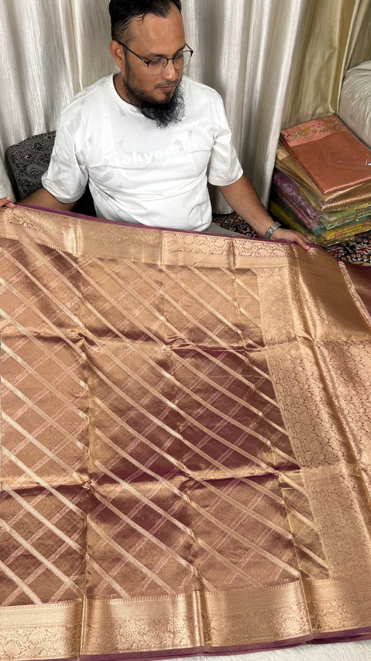 Banarasi Handloom Pure Tissue Silk Saree