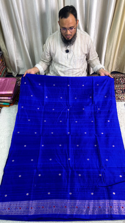 PURE RAW SILK KADHWA SILK SUIT SET WITH PURE KORA DUPATTA