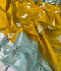 Mango Silk Skirt Mina Border Buta Design Sarees