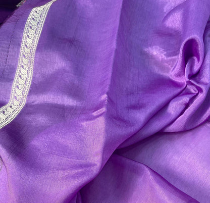 Mango Silk Skirt Mina Border Buta Design Sarees