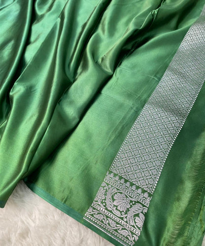 Mashru silk Zari Border Buta Saree