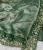 Pure Tissue Handwork Designer Border Saree