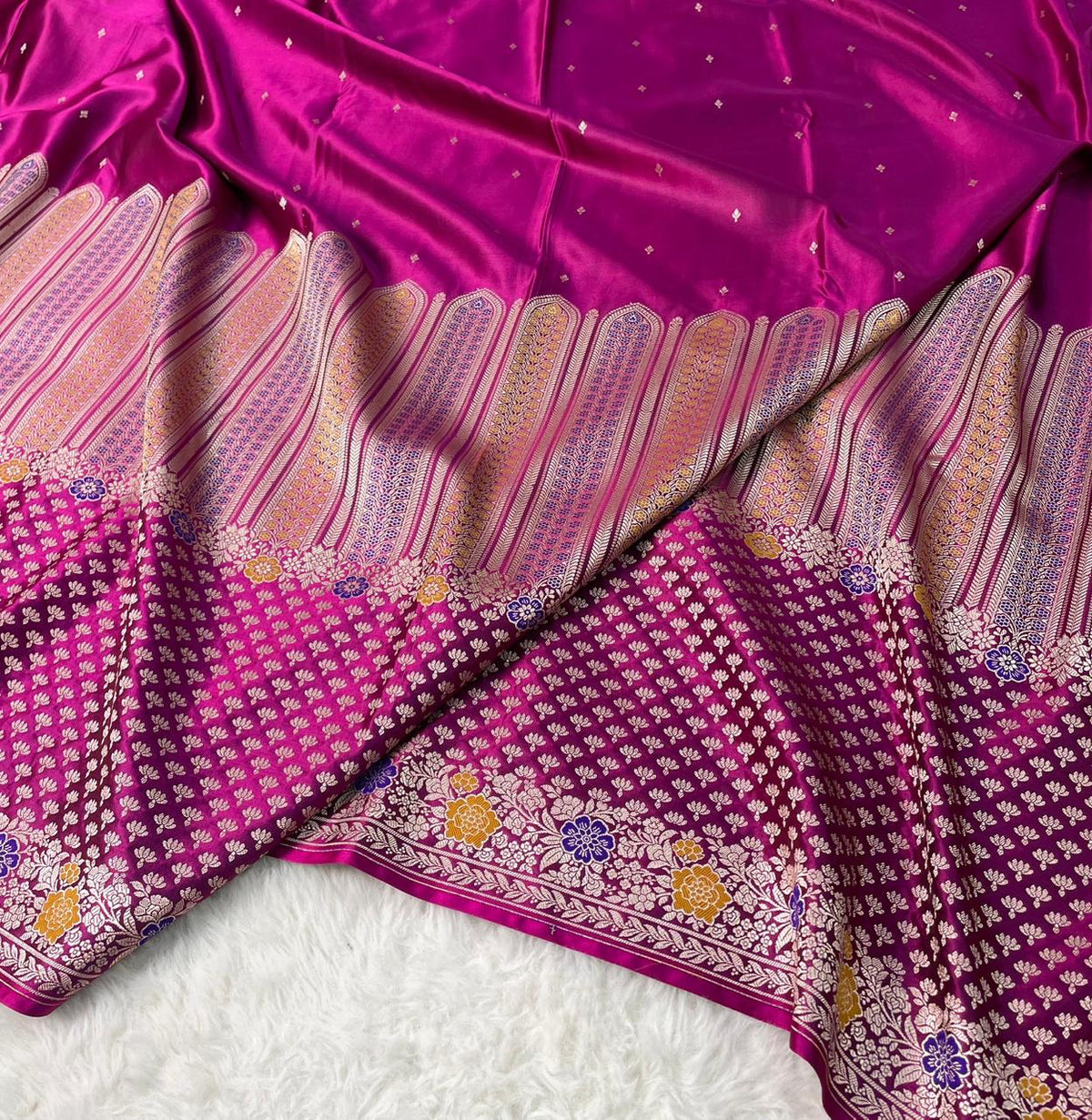 Banarasi Handloom Mashru Silk Saree