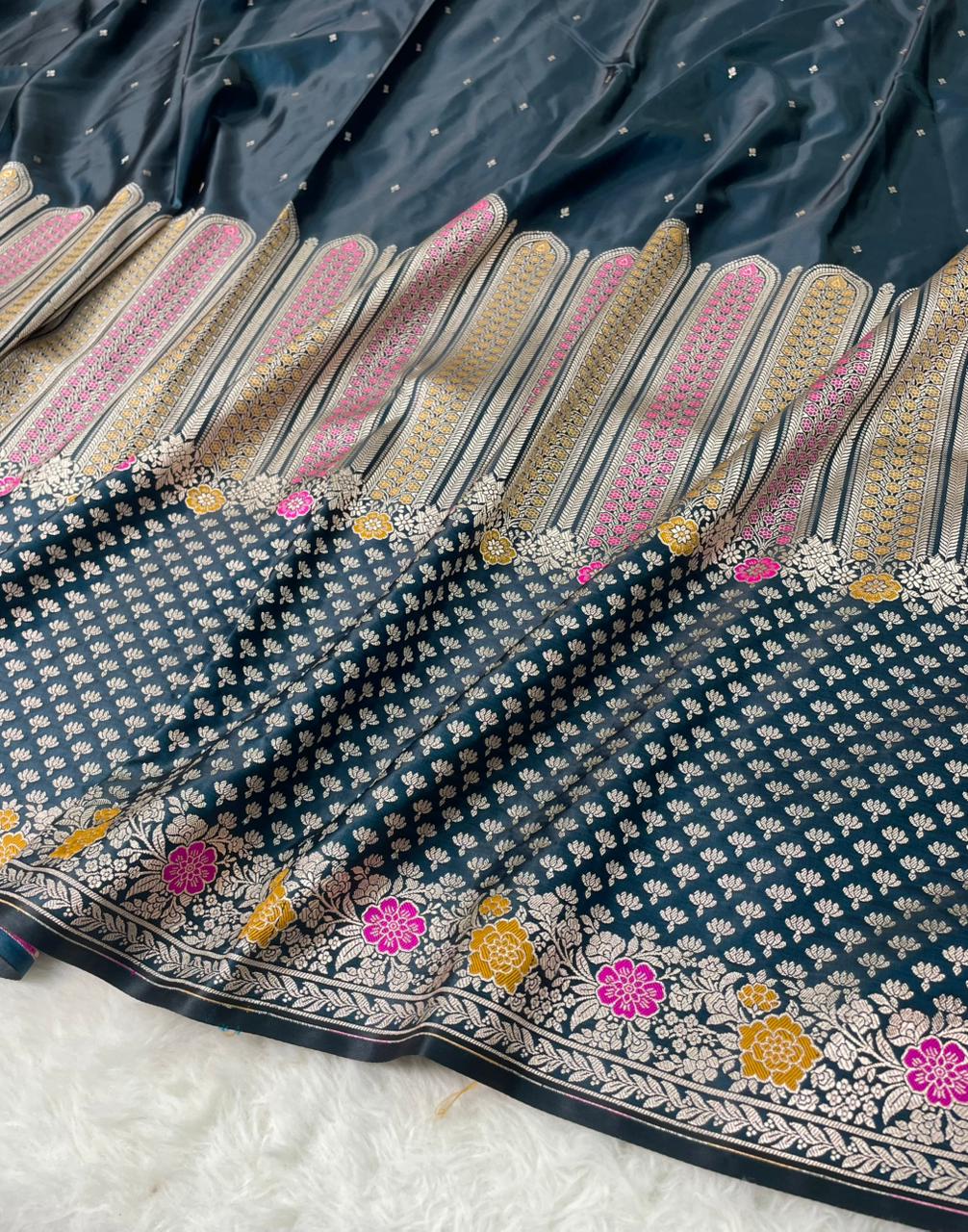Banarasi Handloom Mashru Silk Saree