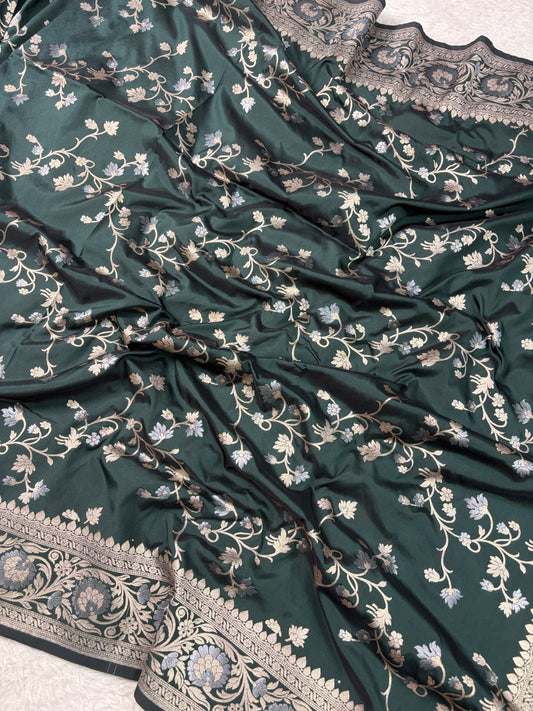 Semi Katan Sona Rupa Jangla Saree