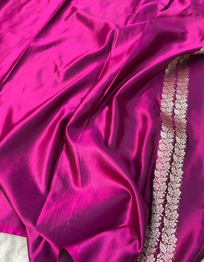 Banarasi Handloom Mashru Silk Saree