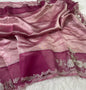Banarasi Handloom Pure Tissue Organza Embriodery sarees