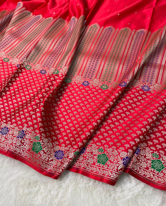 Banarasi Handloom Mashru Silk Saree