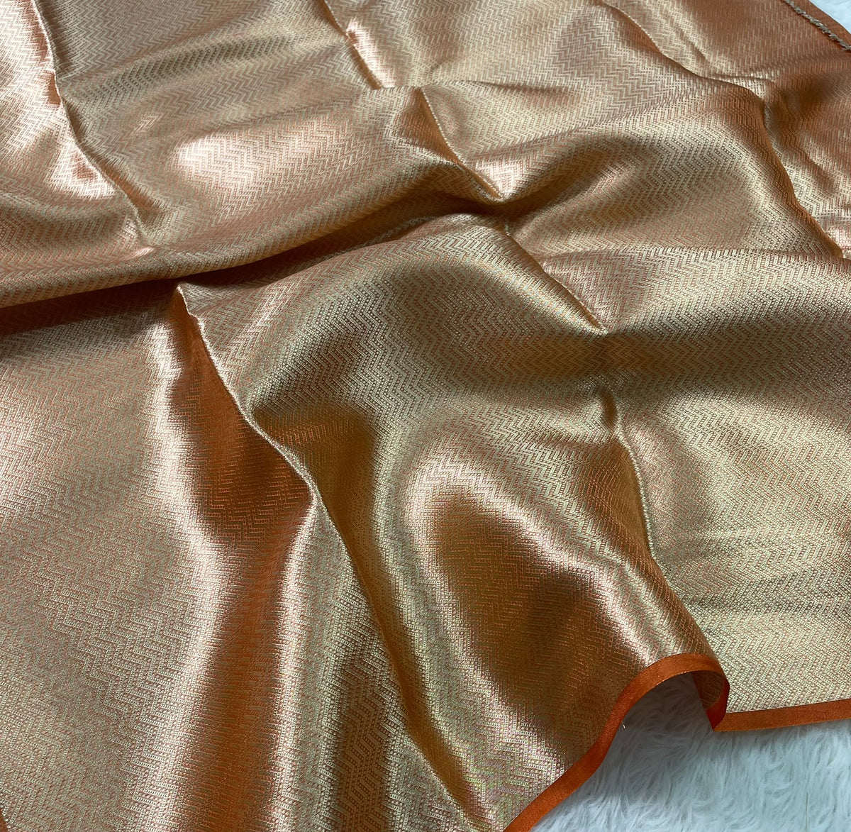 Pure Tissue Petit Point Embroidery Saree