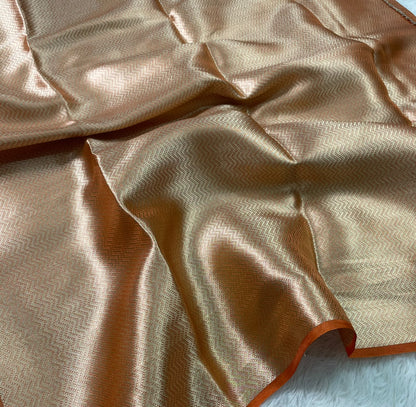Pure Tissue Petit Point Embroidery Saree