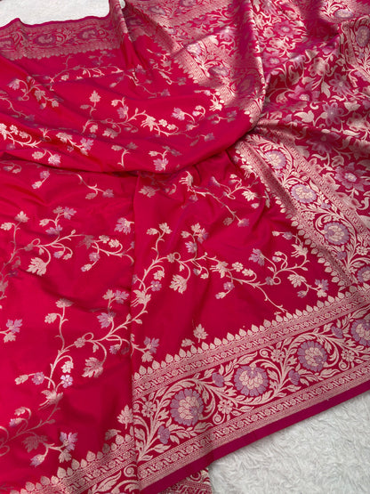 Semi Katan Sona Rupa Jangla Saree