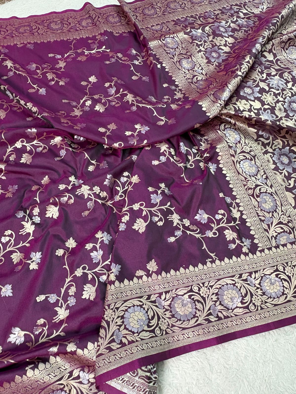 Semi Katan Sona Rupa Jangla Saree