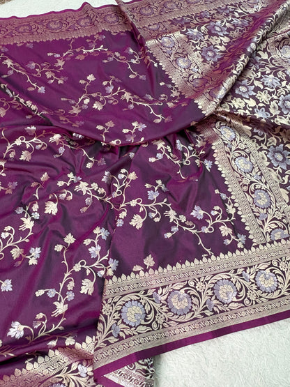 Semi Katan Sona Rupa Jangla Saree