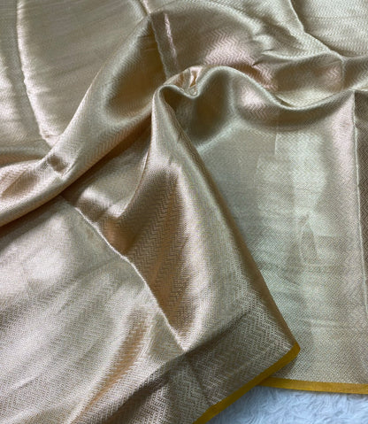 Pure Tissue Petit Point Embroidery Saree
