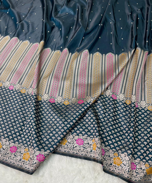 Banarasi Handloom Mashru Silk Saree