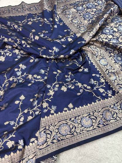 Semi Katan Sona Rupa Jangla Saree