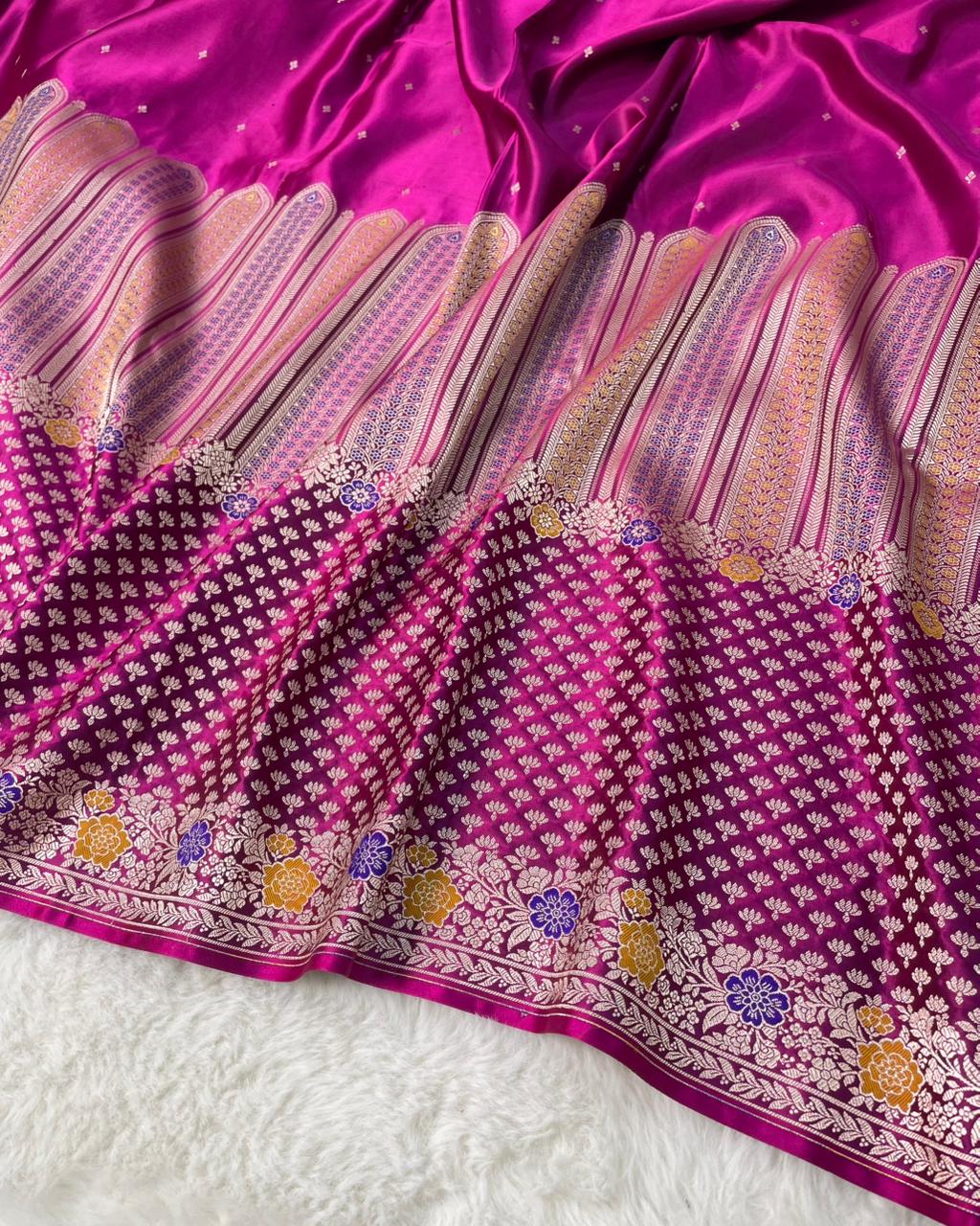 Banarasi Handloom Mashru Silk Saree