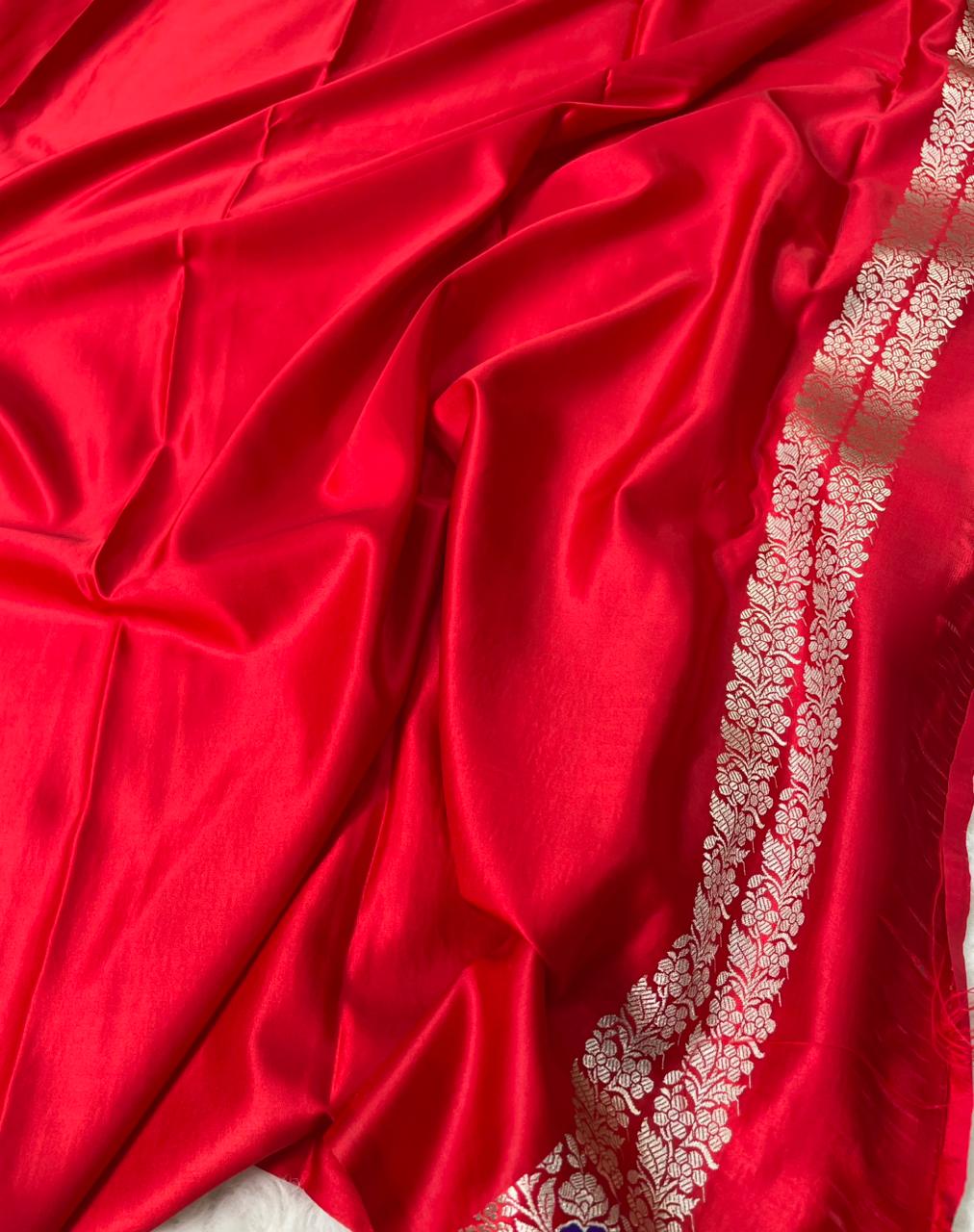Banarasi Handloom Mashru Silk Saree