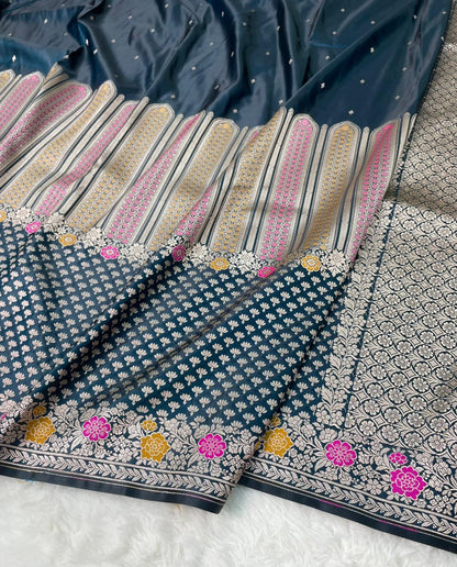 Banarasi Handloom Mashru Silk Saree