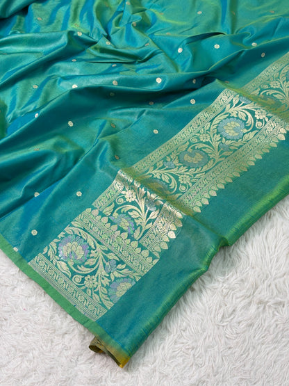 Semi Katan Sona Rupa Jangla Saree