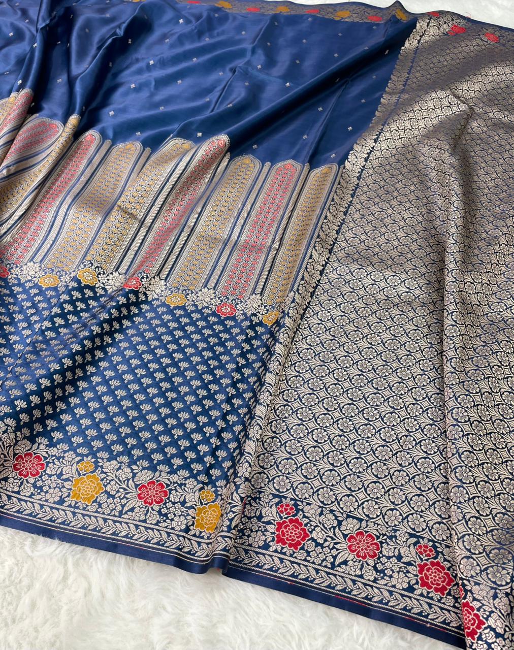 Banarasi Handloom Mashru Silk Saree