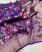 Banarasi Handloom Pure Katan  Cutwork Jangla Saree