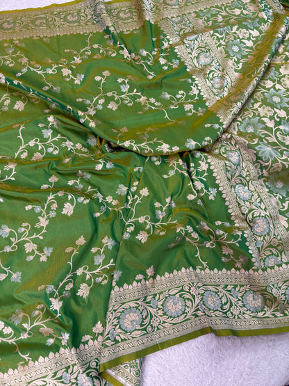 Semi Katan Sona Rupa Jangla Saree